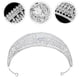 thumbnail image 2 of KAKOWELY Diadema de novia estilo real Diadema de boda Tiara de reina real, 2 of 5