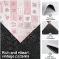 thumbnail image 3 of Pioneer Flower Floral Print Pattern Kitchen Rugs Sets Of 3,Kitchen Runner Rugs Non Skid Washable,Decorative Kitchen Floor Mats for Kitchen,Sink,Laundry,17X30 Inch + 17X47 Inch + 17X59 Inch, 3 of 6