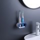 thumbnail image 4 of CHAO Juego de 2 soportes para cepillos de dientes eléctricos (azul + gris), soporte para cepillos de dientes eléctricos de pared drenable, almacenamiento para cepillos de dientes eléctricos, soporte d, 4 of 5