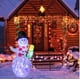 thumbnail image 2 of Muñeco de nieve inflable, modelo de cascanueces de Papá Noel con luz LED, muñecos navideños inflables para decoración de Navidad al aire libre y Año Nuevo 2023, 2 of 5