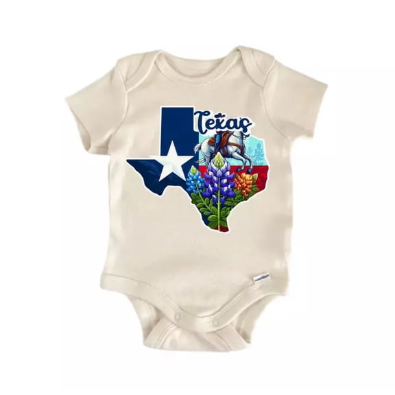 Texas Baby Boy Girl Clothes Infant Bodysuit Cute Newborn Cute Baby Onesie, BABY BODYSUIT LAT 4424