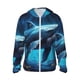 thumbnail image 1 of Balery Colorful Ocean Whale Sudadera ligera de manga larga con capucha y protección solar UPF 50+ para hombre y mujer, ideal para pesca y running-Large, 1 of 7