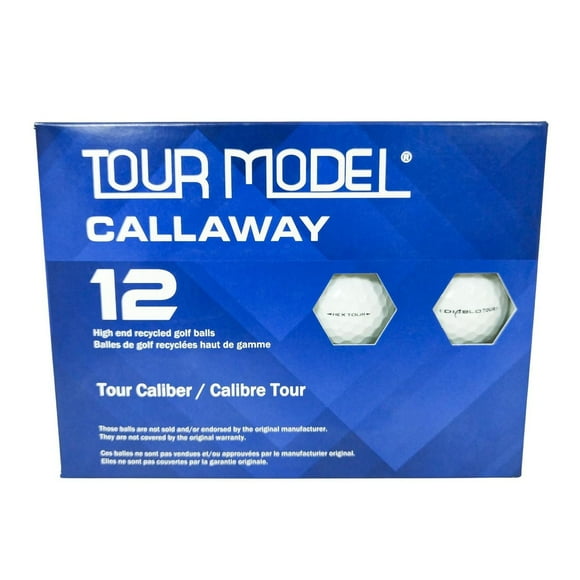 Mulligan International Callaway Tour Model #10310, 12 Recycled Golf Balls