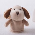 thumbnail image 3 of Marionetas de mano de animales para bebés, juguetes de peluche para niños, rompecabezas, cerdito, rana, cachorro, león, mono, oso, pato, elefante, marioneta de dedo, 3 of 5