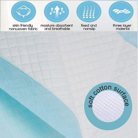 Incontinence bed pads, 60x90cm, waterproof, breathable, disposable ...