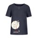 thumbnail image 3 of Camisas de Manga Corta para las Mujeres Blusas de Impresión Casual Botón Cuello Redondo, Top de Verano Ligero para el Día Y el Trabajo, 3 of 4