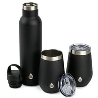3-Pack TAL Stainless Steel Water Bottle Tumblers, 26 fl oz. (3 Colors)