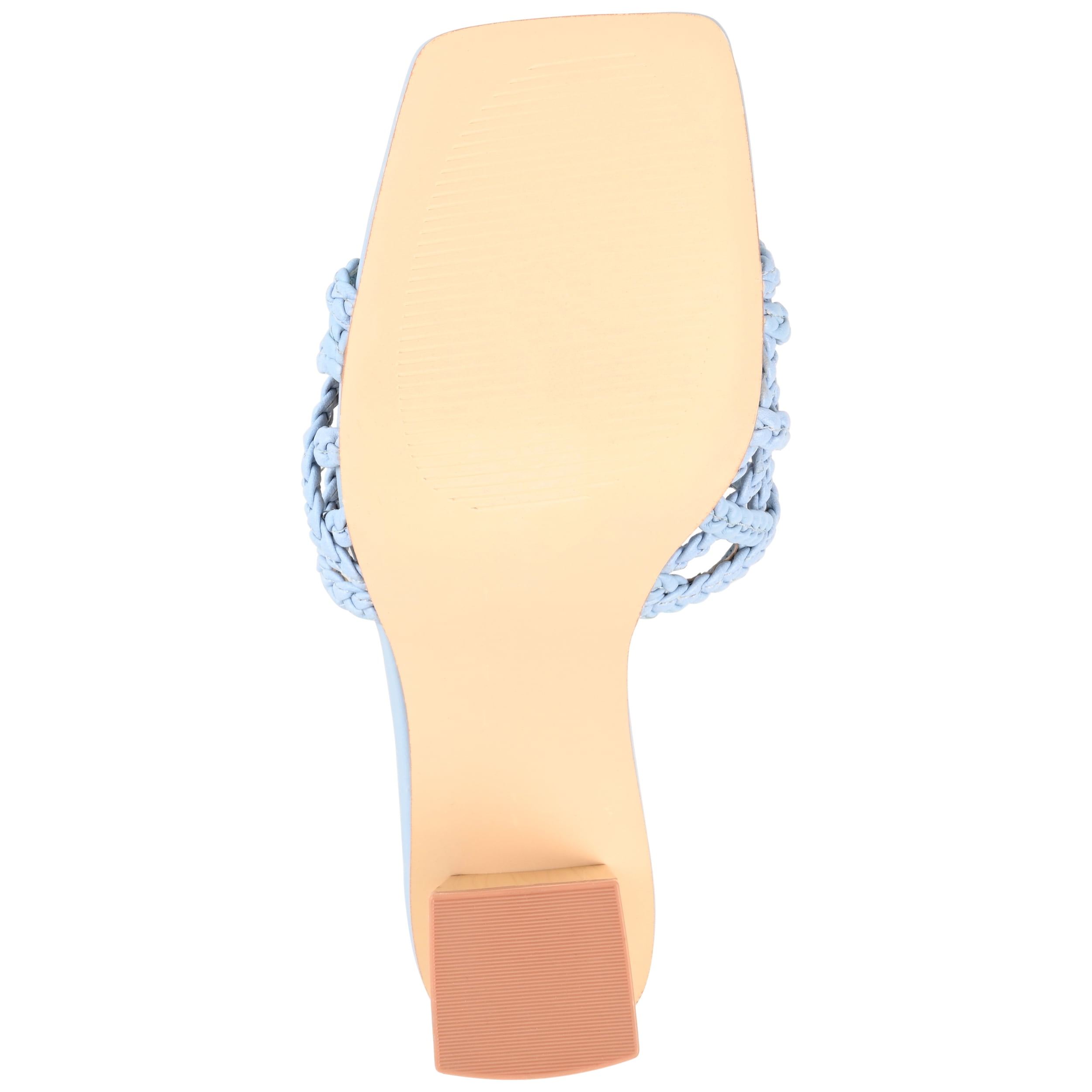 Journee Womens Evvie Open Square Toe Block Heel Sandals