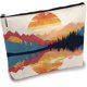 thumbnail image 1 of Bolsa de maquillaje de lona, ​​bolsa de cosméticos, bolsa de viaje portátil, artículos de tocador, pequeño organizador, estuche de almacenamiento, lápiz con cremallera, regalo, 1 of 6