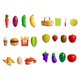 thumbnail image 1 of Juguete de corte de alimentos Hugo 22 piezas accesorio de cocina frutas y verduras, 1 of 10