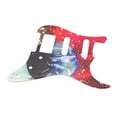 thumbnail image 2 of Guitar Pickguard, Bias Screw Hole Environmentally Friendly Better Interference Resistant Guitar Guard Front Plate PVC  For Instrument, 2 of 8