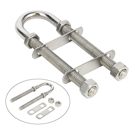 Amarine Made Stainless Steel Marine Boat Stern Bow Eye Tie Down U Bolt