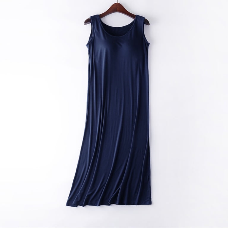 chinese dress ladies Medium Grey Beau Chest Pocket Raw Hem Denim Loose Shirt Dress Medium Grey / XL / 100%Cotton main image 1