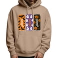 thumbnail image 1 of LUOGENLI Chandails à Capuche pour Hommes Couverture Halloween Graphique Chandail à Capuche Manches Longues Chandail avec Imprimé Décontracté Confortable Doux Veste pour Automne Hiver Chandails à Capuche pour Hommes Chandail 4Xlt Kaki Taille TG, 1 of 5