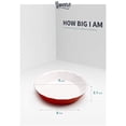 thumbnail image 2 of IGUOHAO516.101 Porcelain Pie Pan, 9 Inches Pie Plate, Round Baking Dish with Ruffled Edge, White, 2 of 7