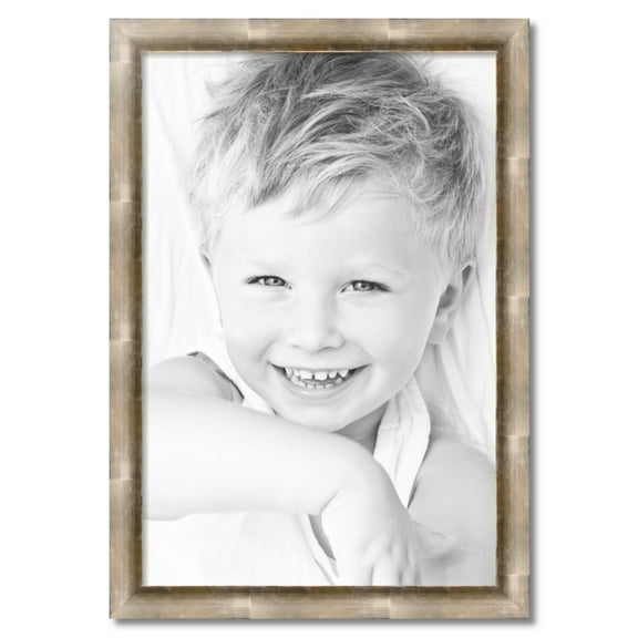 ArtToFrames 24" x 36" Antique Silver Picture Frame, 24x36 inch Silver Wood Poster Frame (WOM-4944), 5 Pack