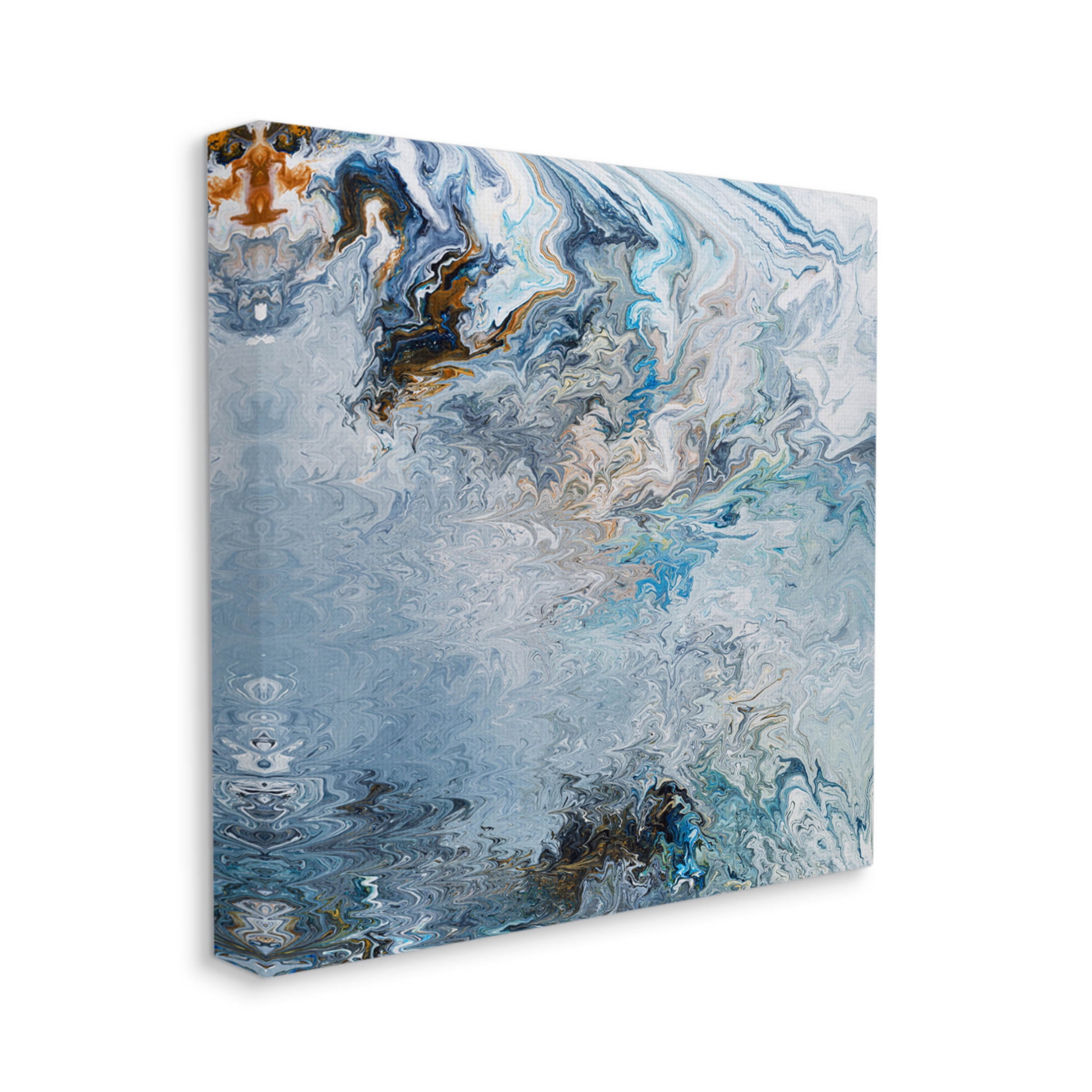 Stupell Industries Marbled Wavy Abstract Pattern Graphic Art Gallery Wrapped Canvas Print Wall Art, Design by Ruth Fromstein
