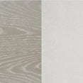 thumbnail image 4 of Evangeline Upholstered Dining Side Chair with Faux Diamond Trim Ivory and Silver Oak (Set of 2), 4 of 14