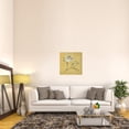 thumbnail image 3 of Global Gallery Cheri Blum 'Dogwood Blossom on Gold' Canvas Wall Art, 3 of 4
