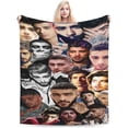 thumbnail image 3 of Blanket Zayn Malik Throw Flannel Blankets UltraSoft Micro Fleece Blanket Warm Cozy Plush Gift for Room Decoration Sofa,Office Bed car Camp Couch Beach, 3 of 9