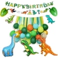 thumbnail image 2 of Set de decoración de fiesta Ouddy Dinosaur Birthday para niños, 2 of 7