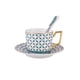 thumbnail image 1 of Juego de Taza Y Ptillo de Taza de Té de Café de Lujo, Taza de Café de Cerámica, Taza de , para Americano Y Té, Familia verde Sunnimix Taza de café y platillo, 1 of 8