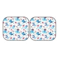 thumbnail image 7 of Haiem Party Shark Cute Car Windshield Sun Shade (2 Pieces) Foldable Windshield Sun Shade Car Accessories for Truck SUV Pickup-Small, 7 of 7