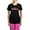With Pink Pant, variant on CafePress - Princess Pajamas - Women's Short Sleeve Print T-Shirt and Pants Dark Cotton Pajama Set