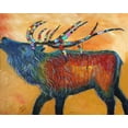 thumbnail image 2 of Evenson, Karrie 24x20 White Modern Wood Framed Museum Art Print Titled - Elk, 2 of 4