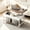 White, variant on 36" Small Lift Top Coffee Table with 2 Free Cloth Storage Bins
