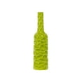 thumbnail image 1 of Urban Trends Collection 24435 Ceramic Round Bottle Vase With Wrinkled Sides, Large - Green, 1 of 3