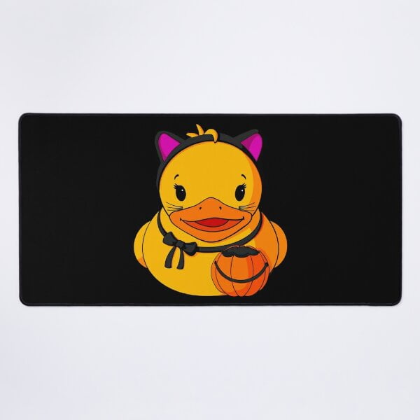 Una NUEVA alfombrilla de escritorio con forma de patito de goma de Kitty Cat