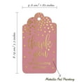 thumbnail image 5 of Inkdotpot Pack Of 100 ThankYou For Celebrating With Me Birthday Favor Paper Tags Craft Real Gold Foil Hang Tags, 5 of 6