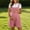 Pink, variant on BRGZLK Women Maternity Overall Shorts Summer Solid Color Casual Loose Sleeveless with Adjustable Waist Soft Breathable Pregnant Jumpsuit Shorts Orange M