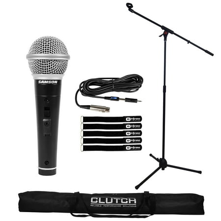 Samson M10 Handheld Dynamic Vocal Microphone with Microphone Boom Stand