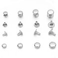 thumbnail image 6 of 100 Set 5x5MM Round Double Rivet Collision Nail Metal Spike Leathercraft Shoe Bag Belt Garment Bracelet DIY Accessories, 6 of 7