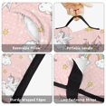 thumbnail image 6 of Unicorn and Castle Pink Pattern Teens Toddler Nap Mat with Pillow, Sleeping Mat Bag for Preschool Daycare 59"x22", 6 of 6