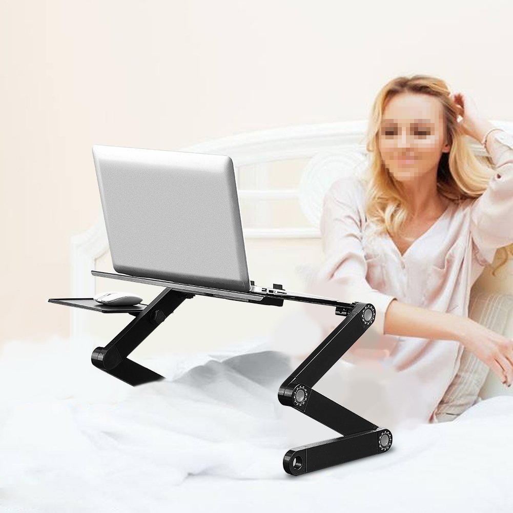 Laptop Table For Bed Home Office Notebook Pc Lap Desk Stand With