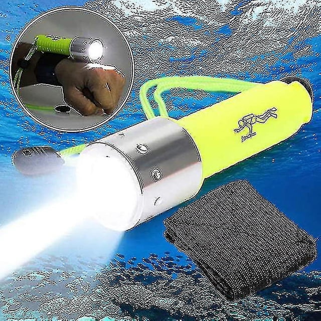 Linterna de Buceo Portátil LIUXGMXG 6000 LED Recargable 50 Metros