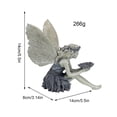 thumbnail image 4 of Estatua de jardín sala de estar dormitorio resina escultura patio patio patio figurine decoración colectiva suministros domésticos Inevent HA011334-00B, 4 of 7