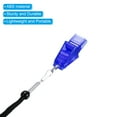 thumbnail image 4 of Uxcell Thickened Plastic Sports Whistle with Lanyard and Mouth Grip Referee Whistle, Light Blue, 4 of 6