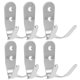 thumbnail image 1 of Stainless Steel Wall Mounted Hooks Heavy Duty Metal Coat Hangers for Bags, Towels & Clothes Easy Install, Rustproof Design for Bedroom, Bathroom, 1 of 4