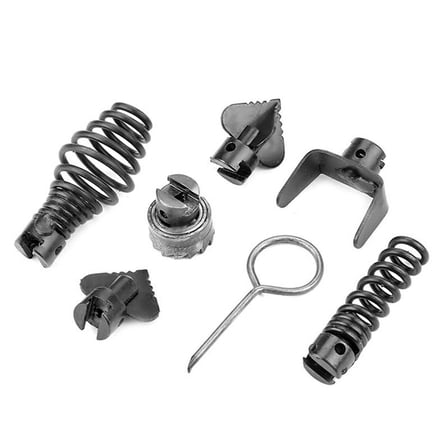 ROZYARD Practical Combination Cutter for Head 7 Pcs/Set Drain Cleaner Cutter for Pipe Pl