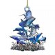 thumbnail image 2 of Colgante de árbol de Navidad creativo de madera pintada, decoración colgante navideña para el hogar, delfín 9, 2 of 5
