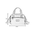 thumbnail image 6 of Frontwalk Women Handbags Large Capacity Crossbody Bags Adjustable Strap Portable Shoulder Bag Zipper Ladies Black, 6 of 6