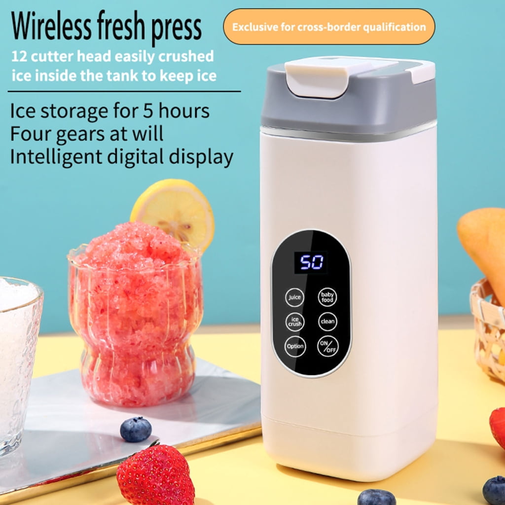 Powerful Mixing Device Small Fruit Juicing Cups Small Juicing Machine Juices Maker Suitable for Indoor and Outdoor Use