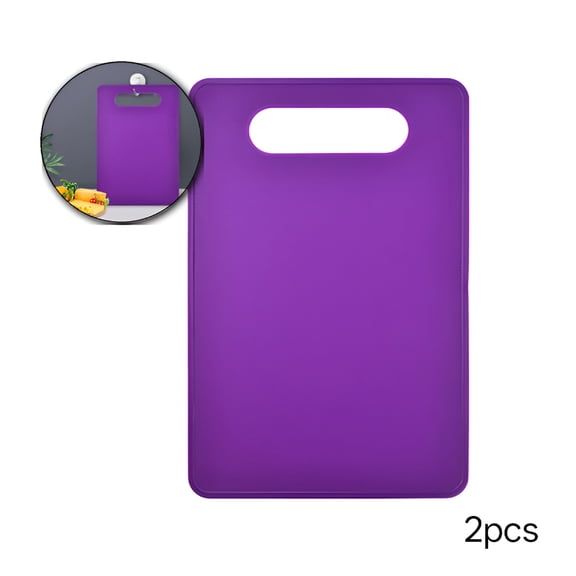 BPPEG Plastic Cutting Board,Small Chopping Boards for Kitchen,Dishwasher Safe,Color Boards Pads for Meat Vegetable Fruit,Easy Grip Handle,Non-Slip,Space Saving