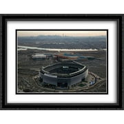 MetLife Stadium 2x Matted 36x28 Large Black Ornate Framed Art Print from the Stadium Series
