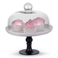 thumbnail image 3 of Footed Pedestal Cake Stand and Clear Dome 25 cm, 3 of 3