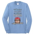 thumbnail image 2 of Wild Bobby, We Couldn't Have Picked a Better Teacher Apple Basket Pop Culture Mens Long Sleeve Shirt, Light Blue, Small, 2 of 3